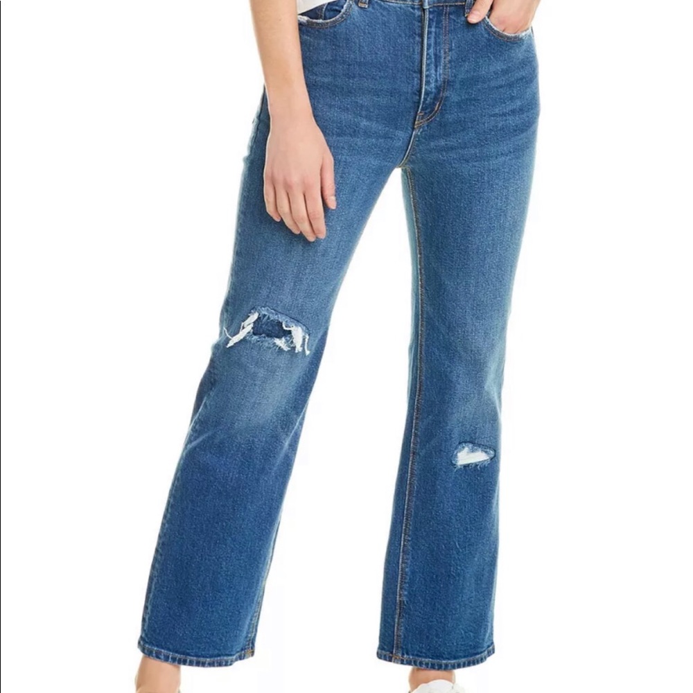 Rebecca Taylor High Rise Anais Jean Crop Size 28